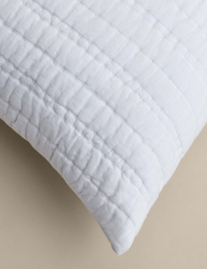 Pure linen textured large cushion (British brand)