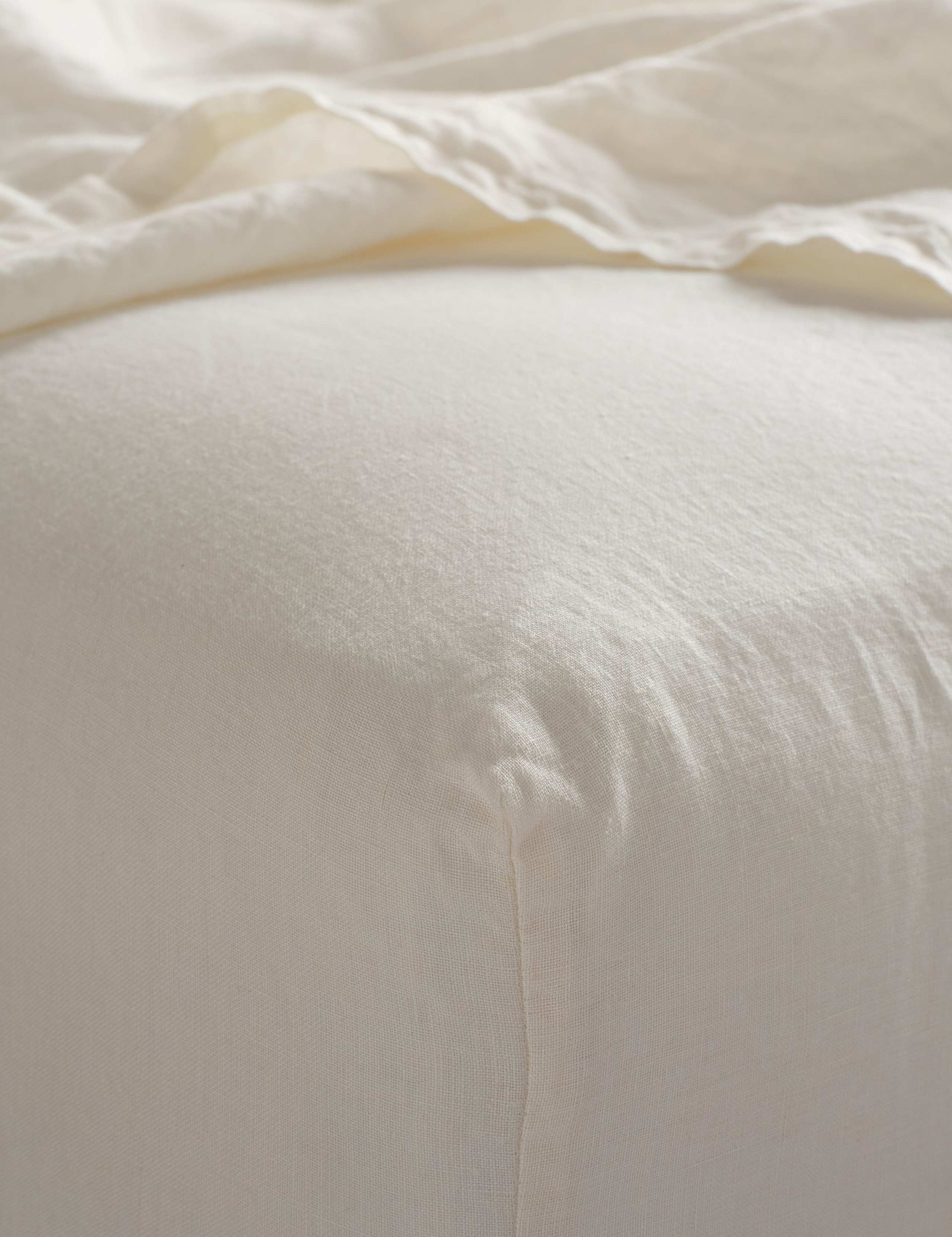Bedfolk pure linen washed deep fitted sheet (British brand)