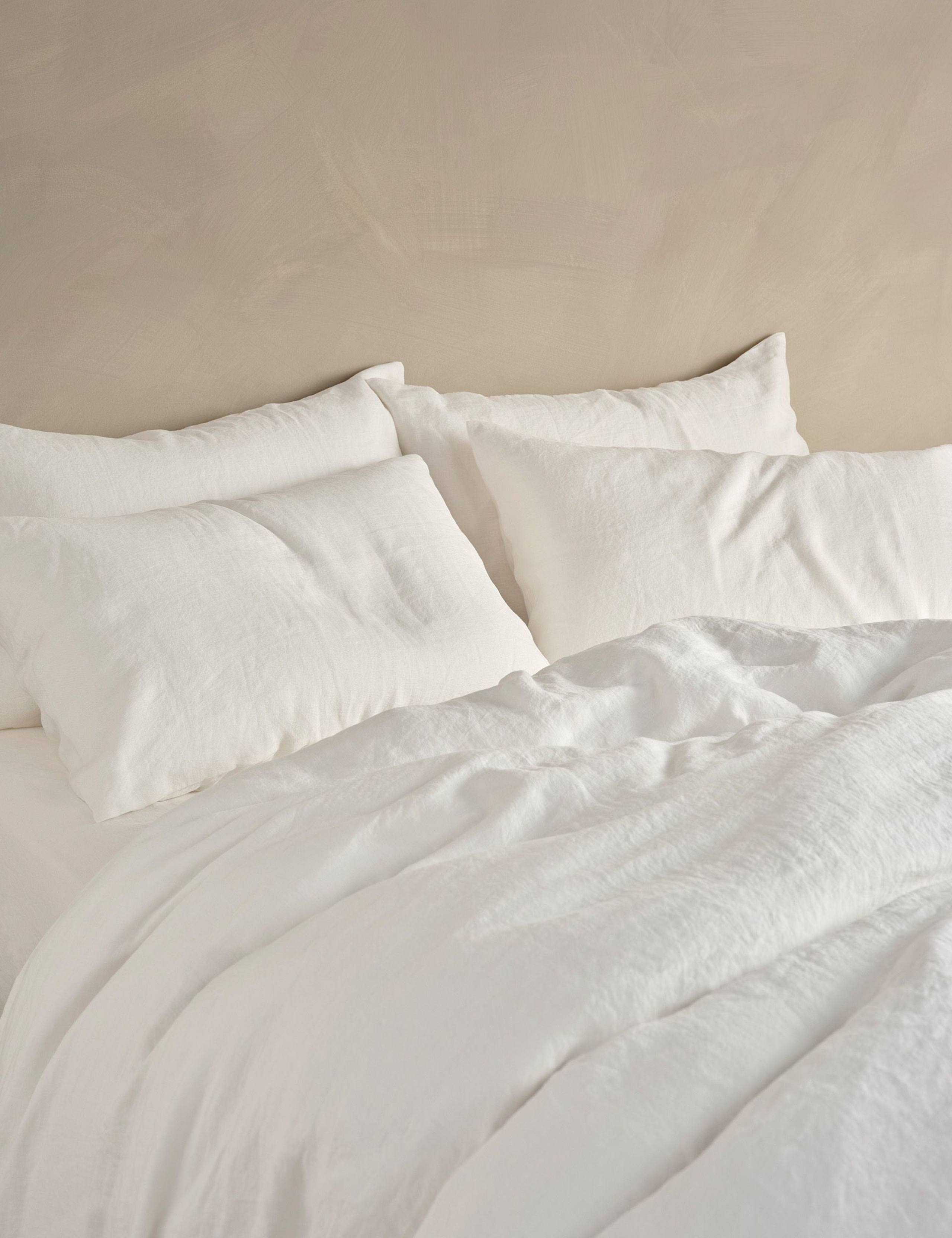 Bedfolk pure washed linen duvet cover, UK version