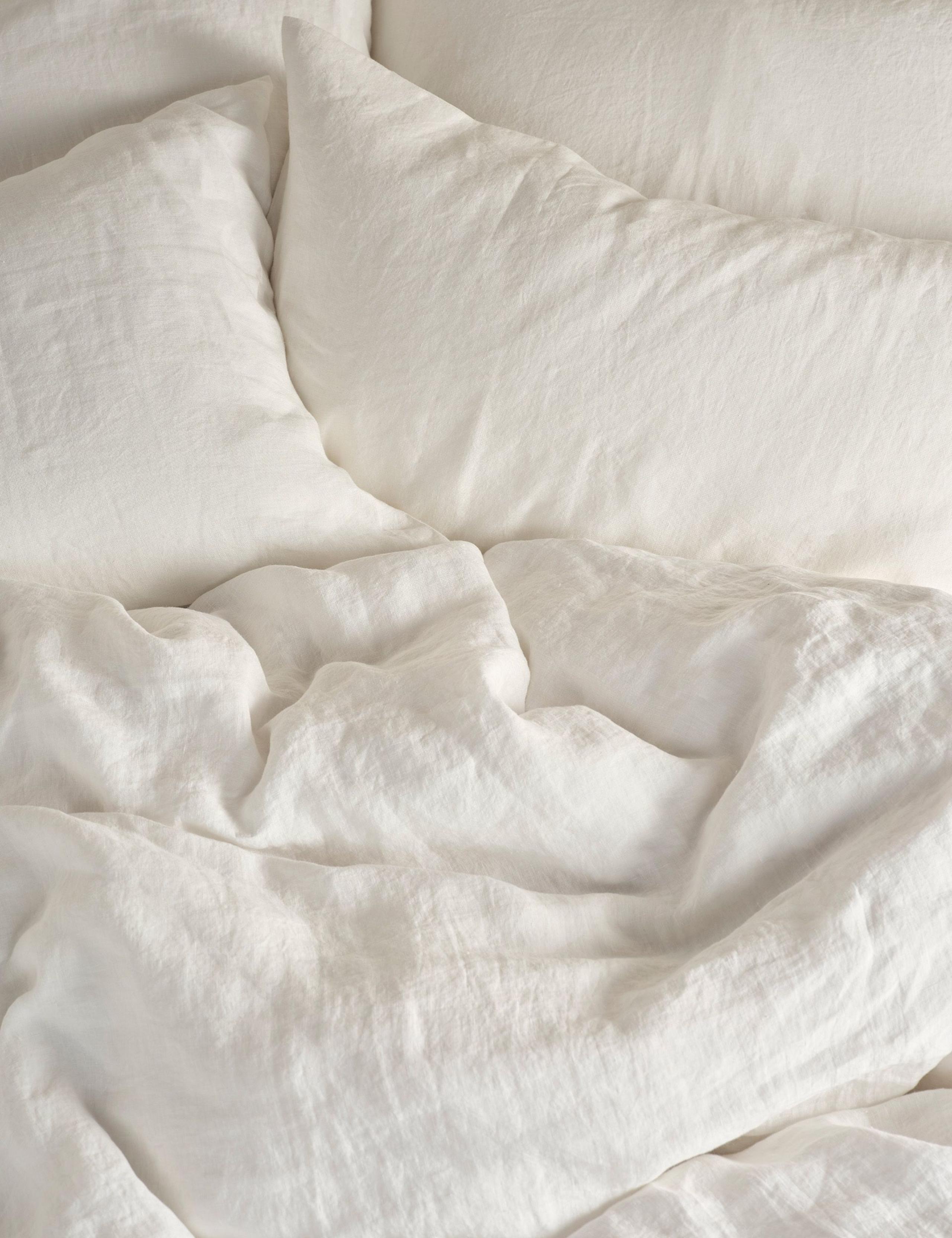 Bedfolk pure washed linen duvet cover, UK version