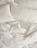 Bedfolk pure washed linen duvet cover, UK version