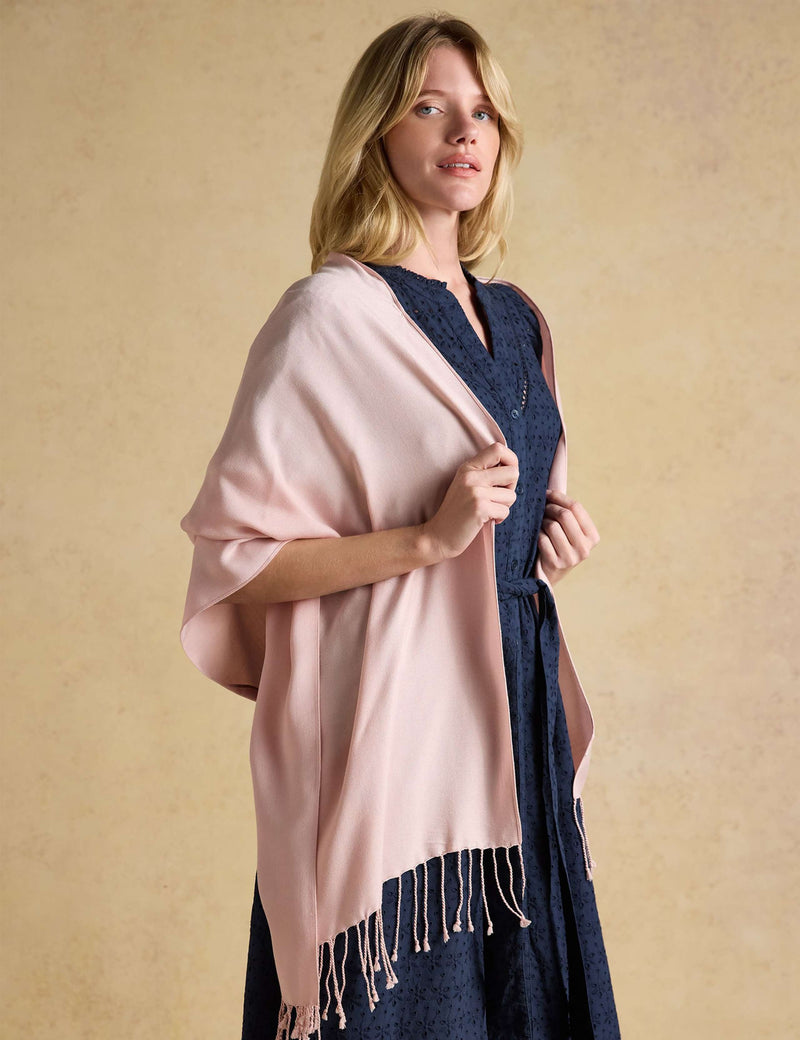 Joules pure modal fringed scarf - British product