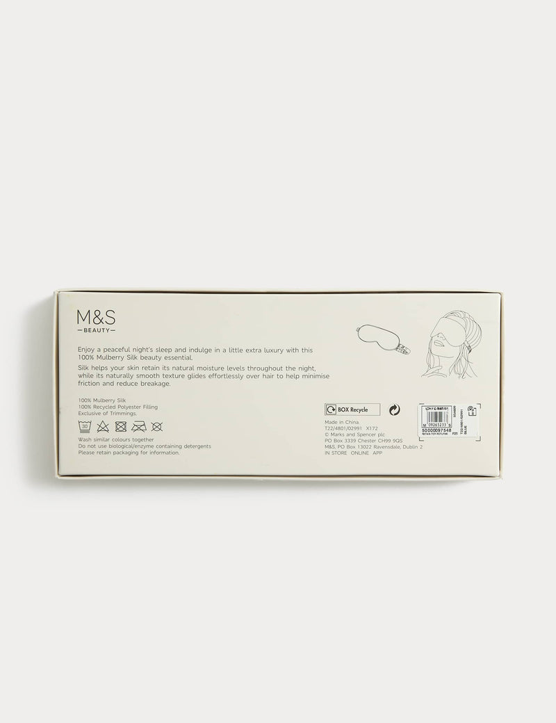 Pure mulberry silk eye mask, imported from the UK