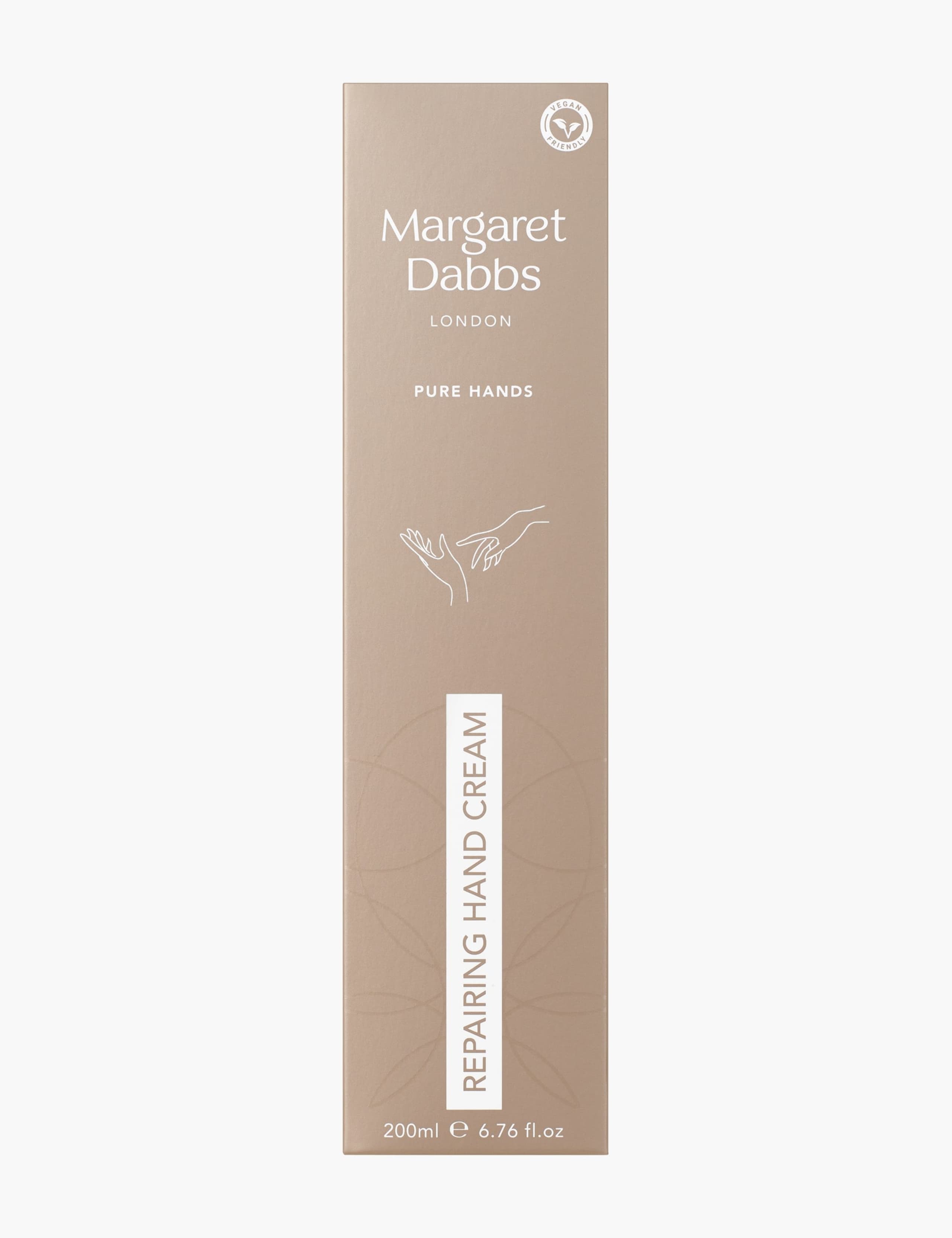 Margaret Dabbs London Pure Repairing Hand Cream 200ml, imported from the UK