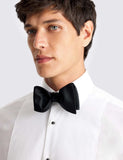 Moss pure silk bow tie, imported from the UK