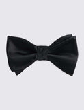 Moss pure silk bow tie, imported from the UK