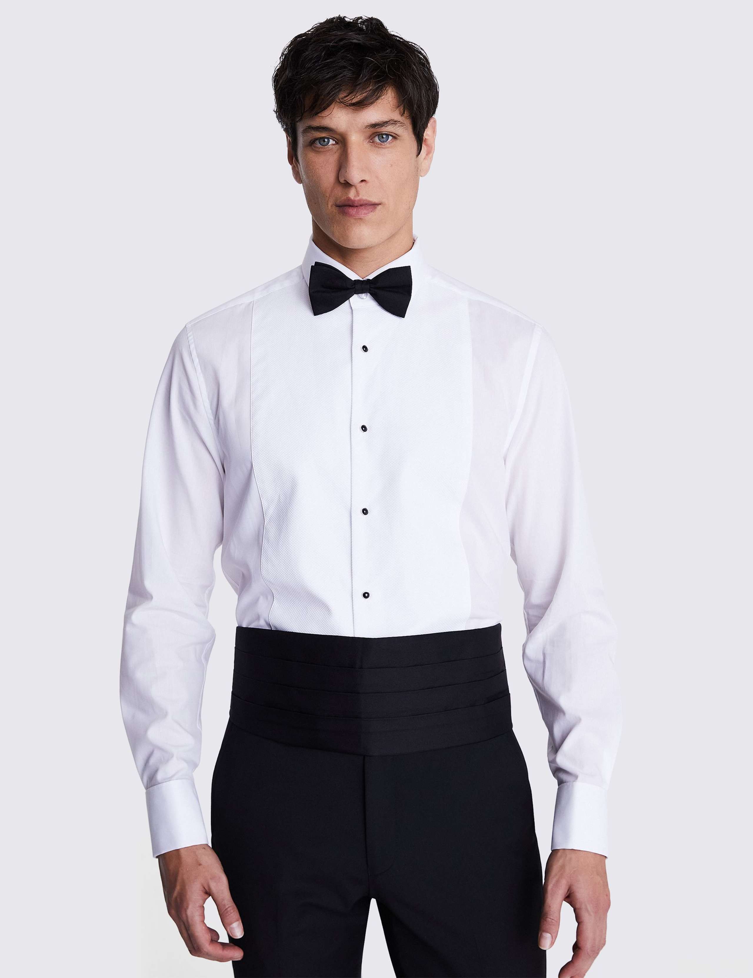 Moss pure silk cummerbund for formal wear, UK version