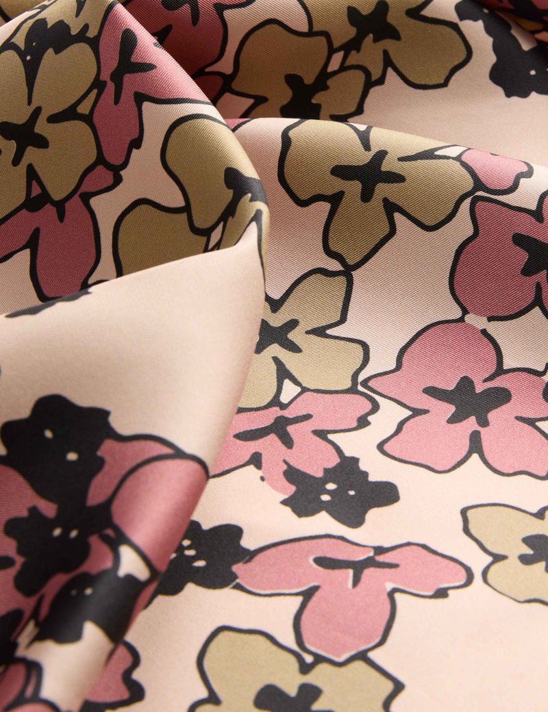 Jaeger silk floral scarf 64cm - British product
