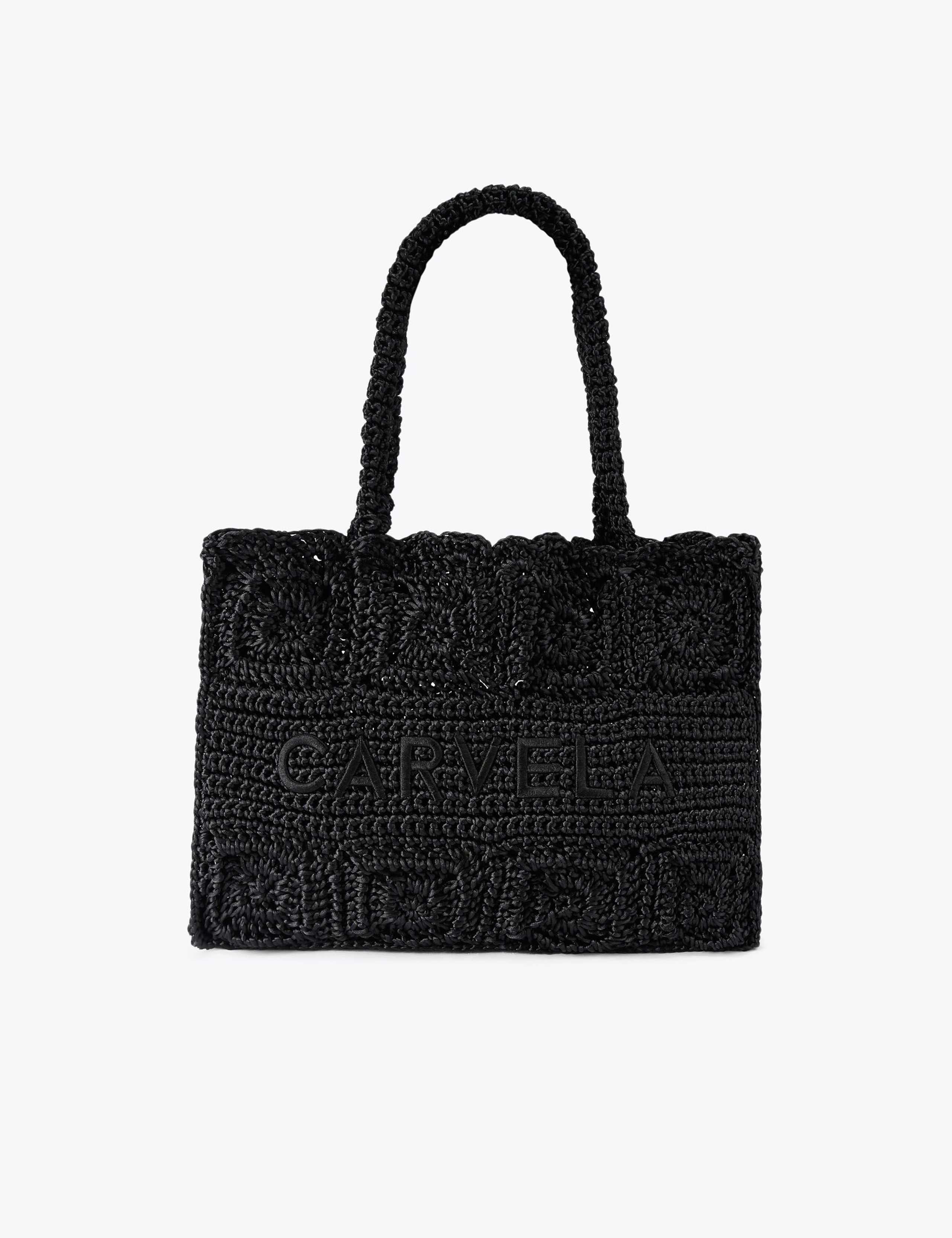 Carvela gestrickte Tasche aus reiner Seide (britische Marke)
