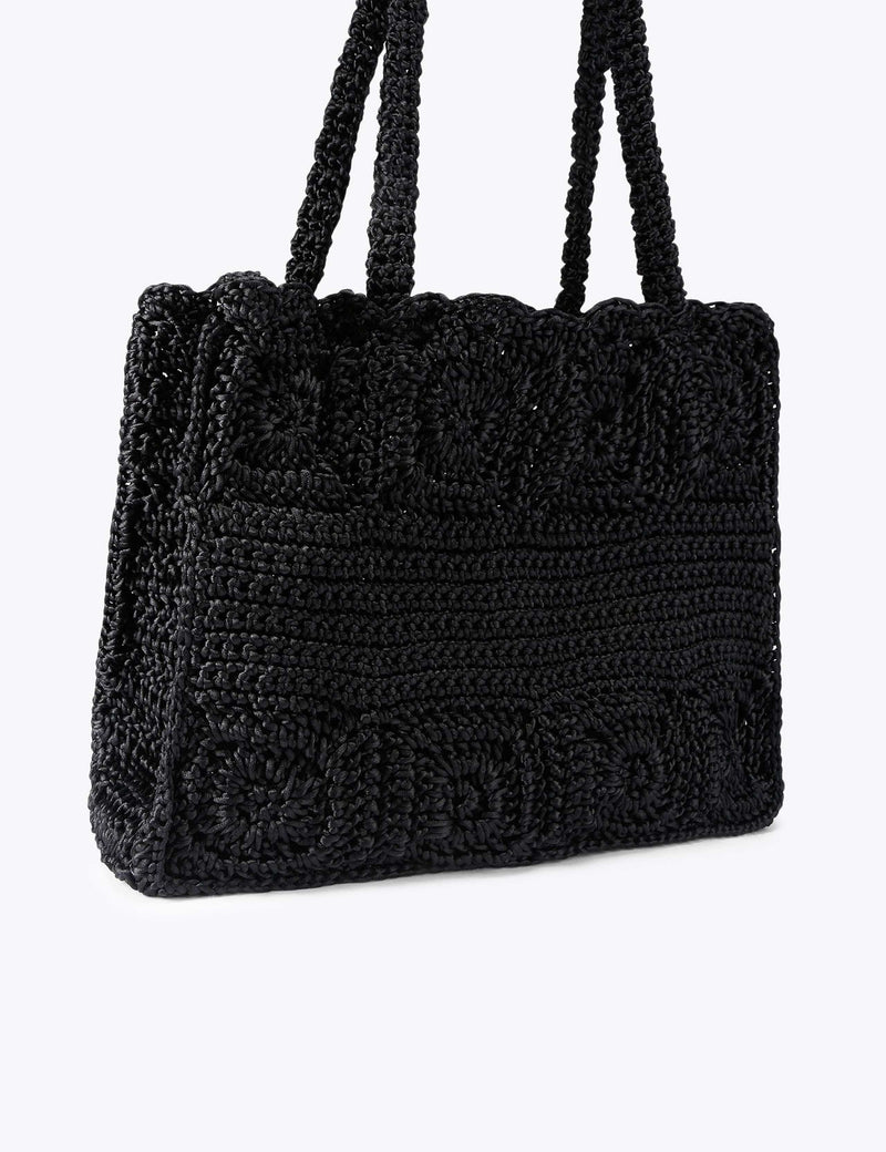 Carvela gestrickte Tasche aus reiner Seide (britische Marke)
