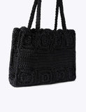 Carvela gestrickte Tasche aus reiner Seide (britische Marke)