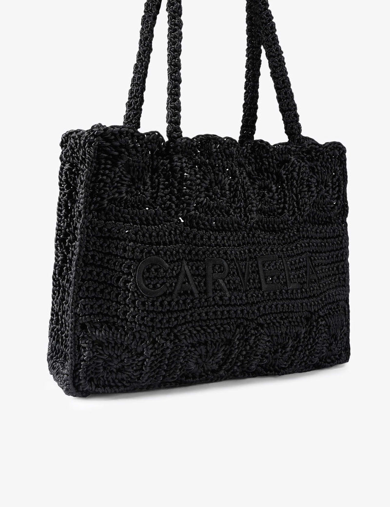 Carvela gestrickte Tasche aus reiner Seide (britische Marke)