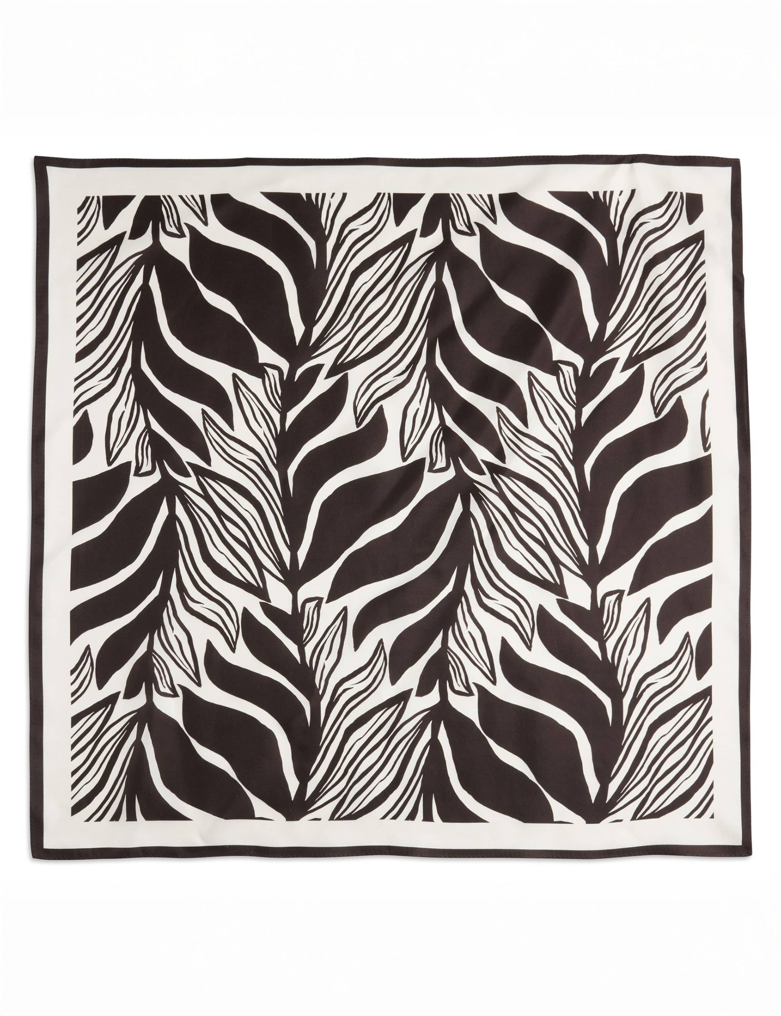 Albaray pure silk mono print square scarf, imported from the UK