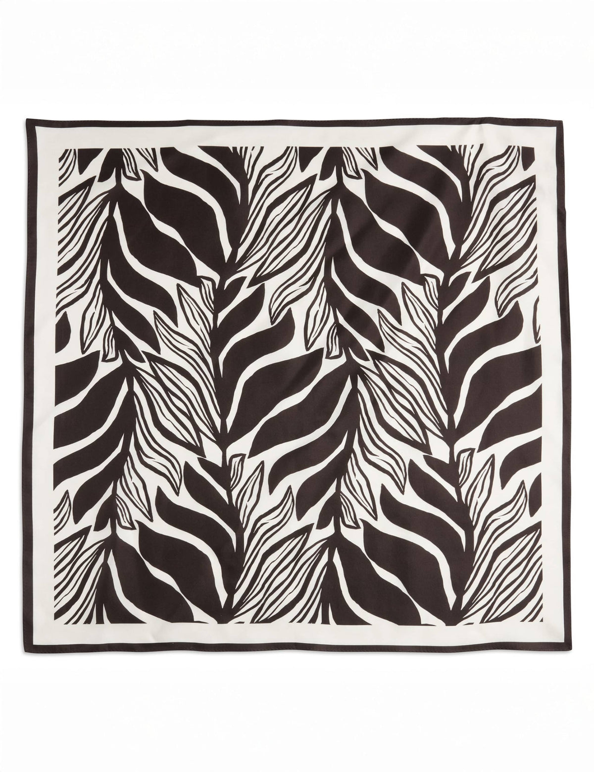 Albaray pure silk mono print square scarf, imported from the UK