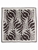 Albaray pure silk mono print square scarf, imported from the UK