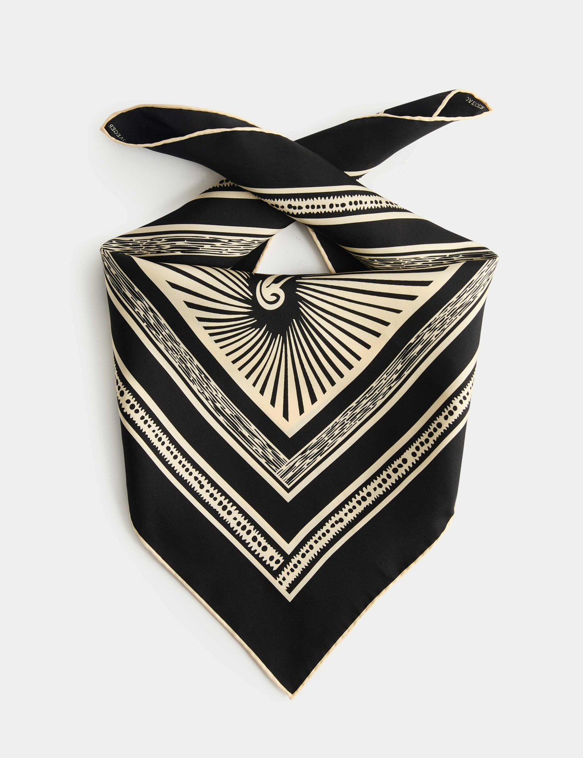 Jaeger pure silk printed scarf 64 cm, UK version