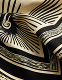 Jaeger pure silk printed scarf 64 cm, UK version