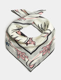 Jaeger pure silk square scarf 64 cm, UK version