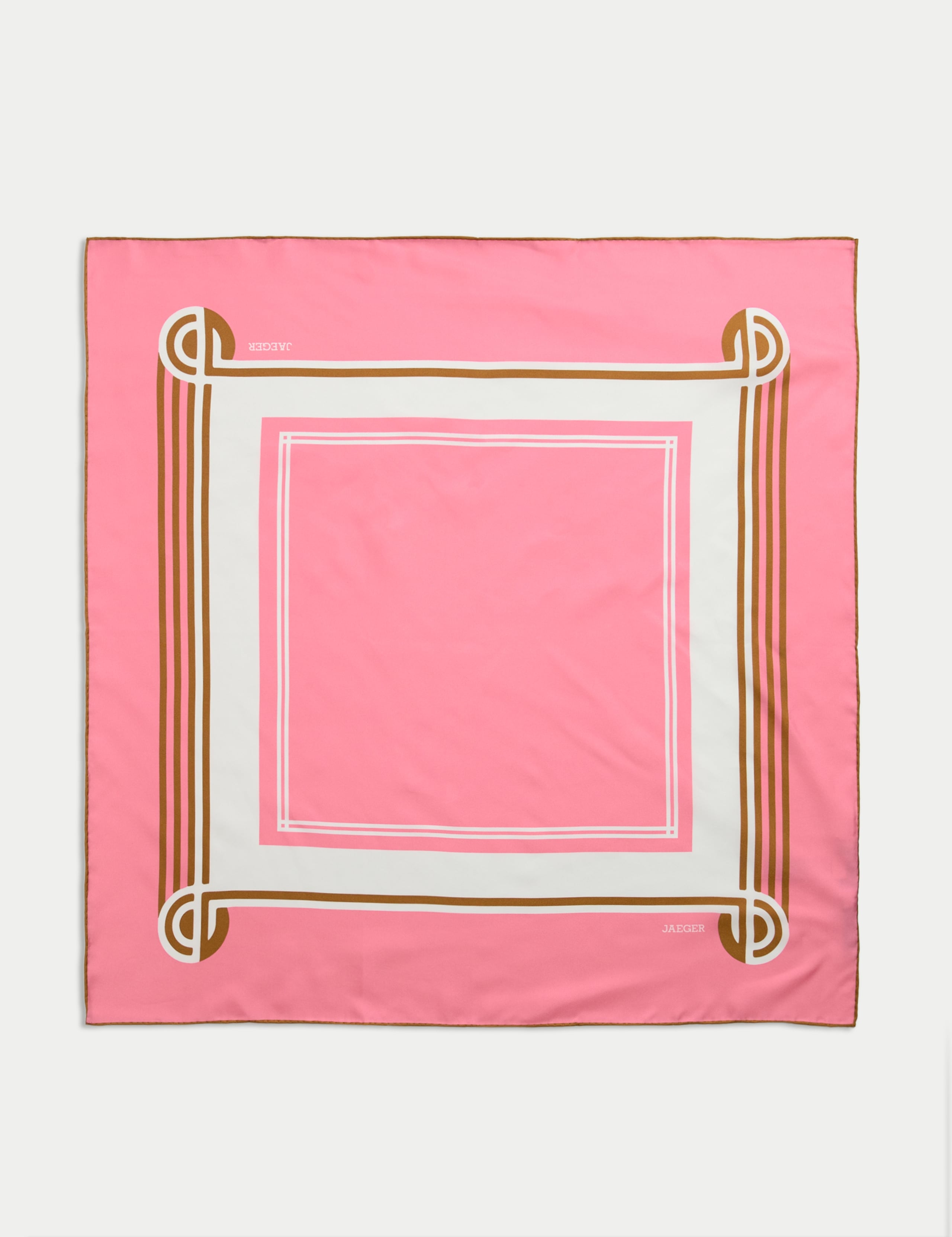 Jaeger silk scarf square print 63cm (British brand)