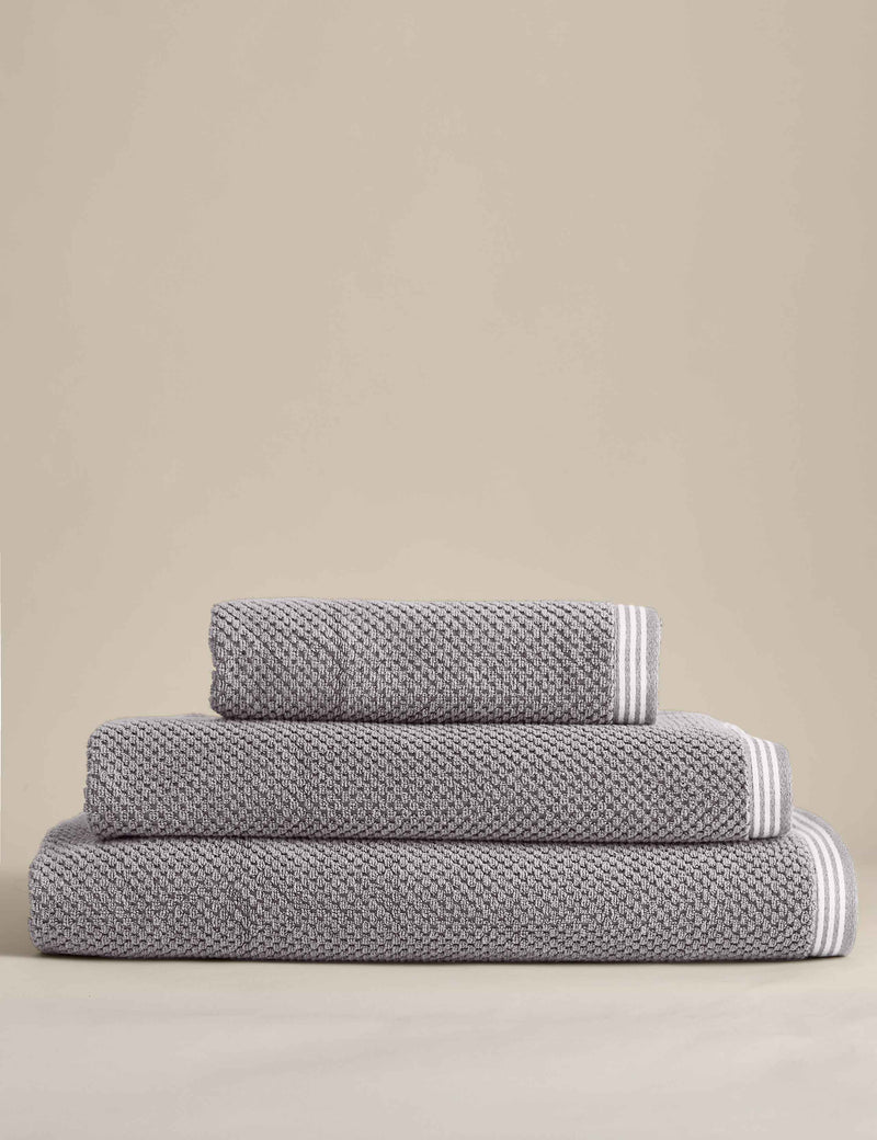 Pure cotton rice weave towel 500gsm honeycomb (British brand)