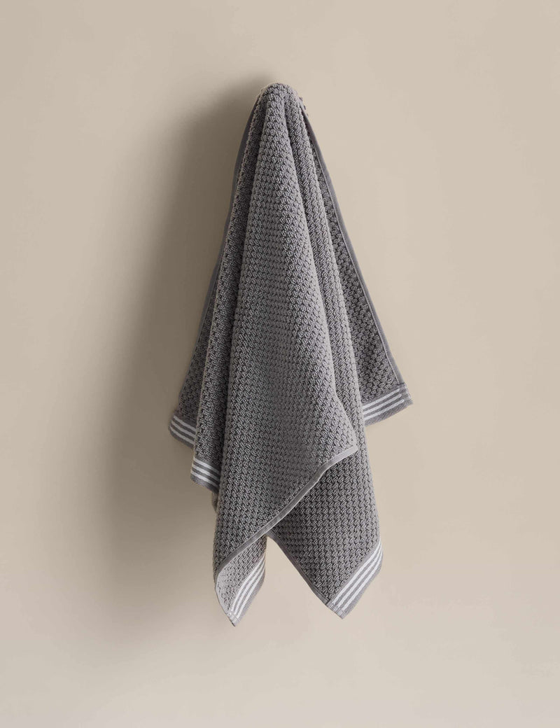 Pure cotton rice weave towel 500gsm honeycomb (British brand)