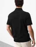 Pure Supima cotton polo shirt regular fit, imported from the UK