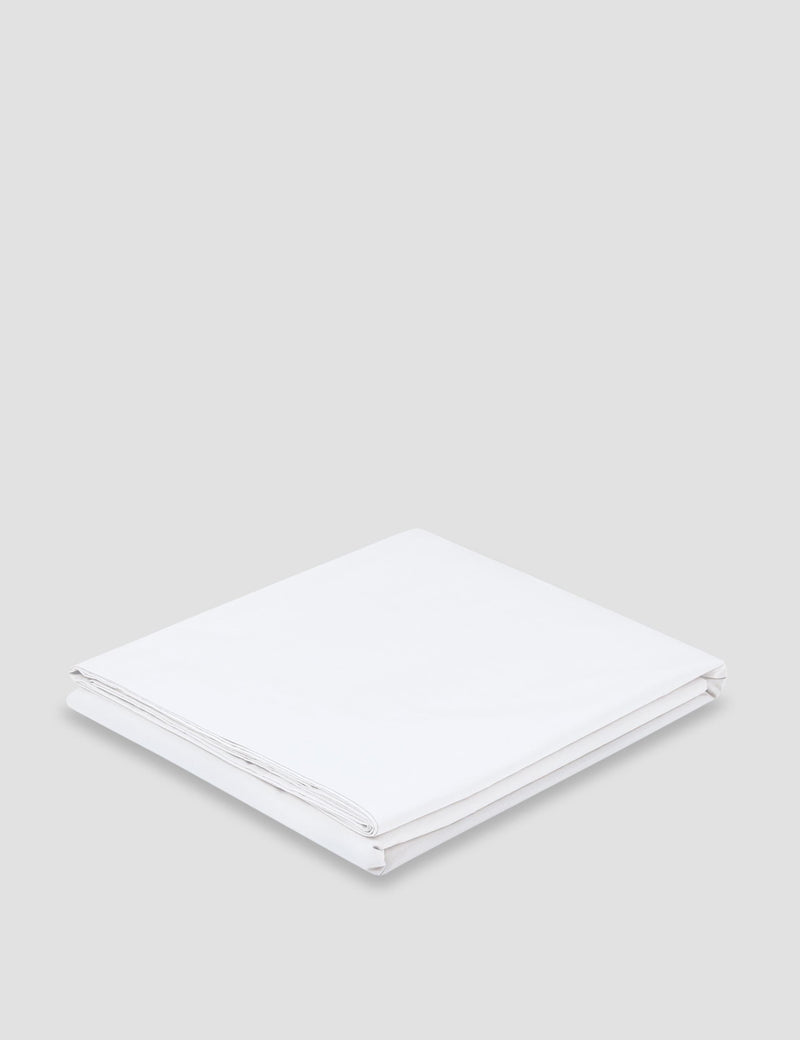 Piglet in Bed cotton percale flat sheet Cove Blue, UK version