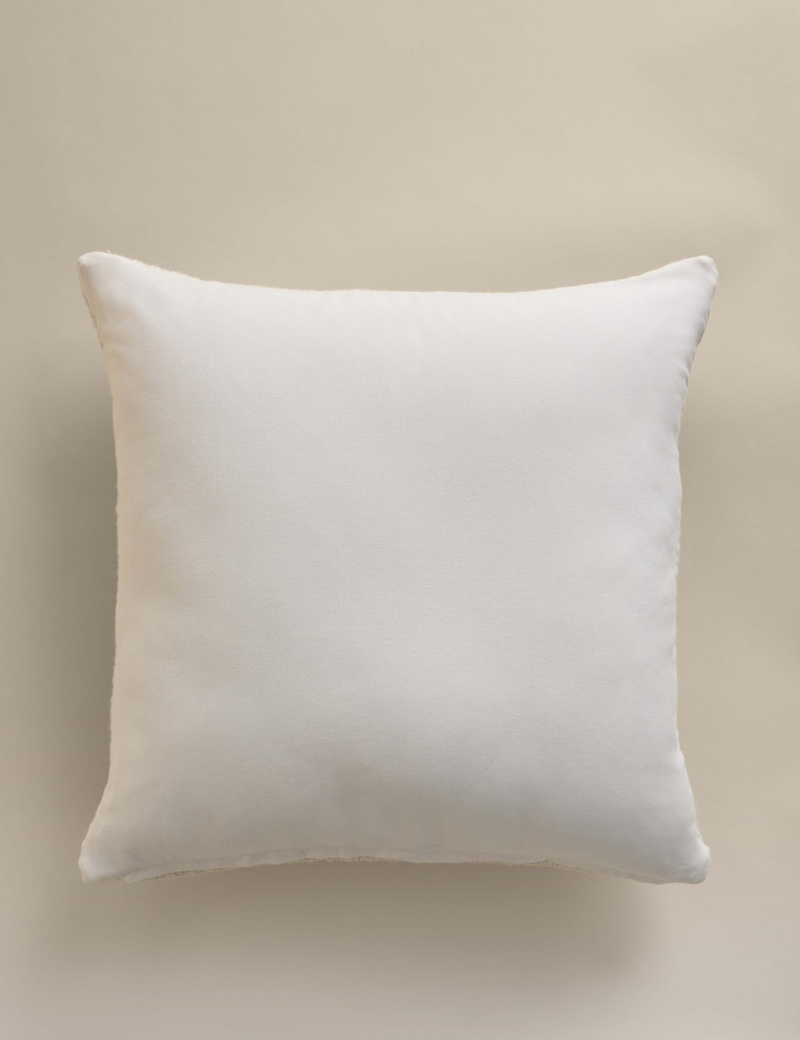 Pure wool basket weave cushion 50x50cm, UK version