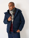 Crew Clothing pure lambswool checked scarf (British brand)