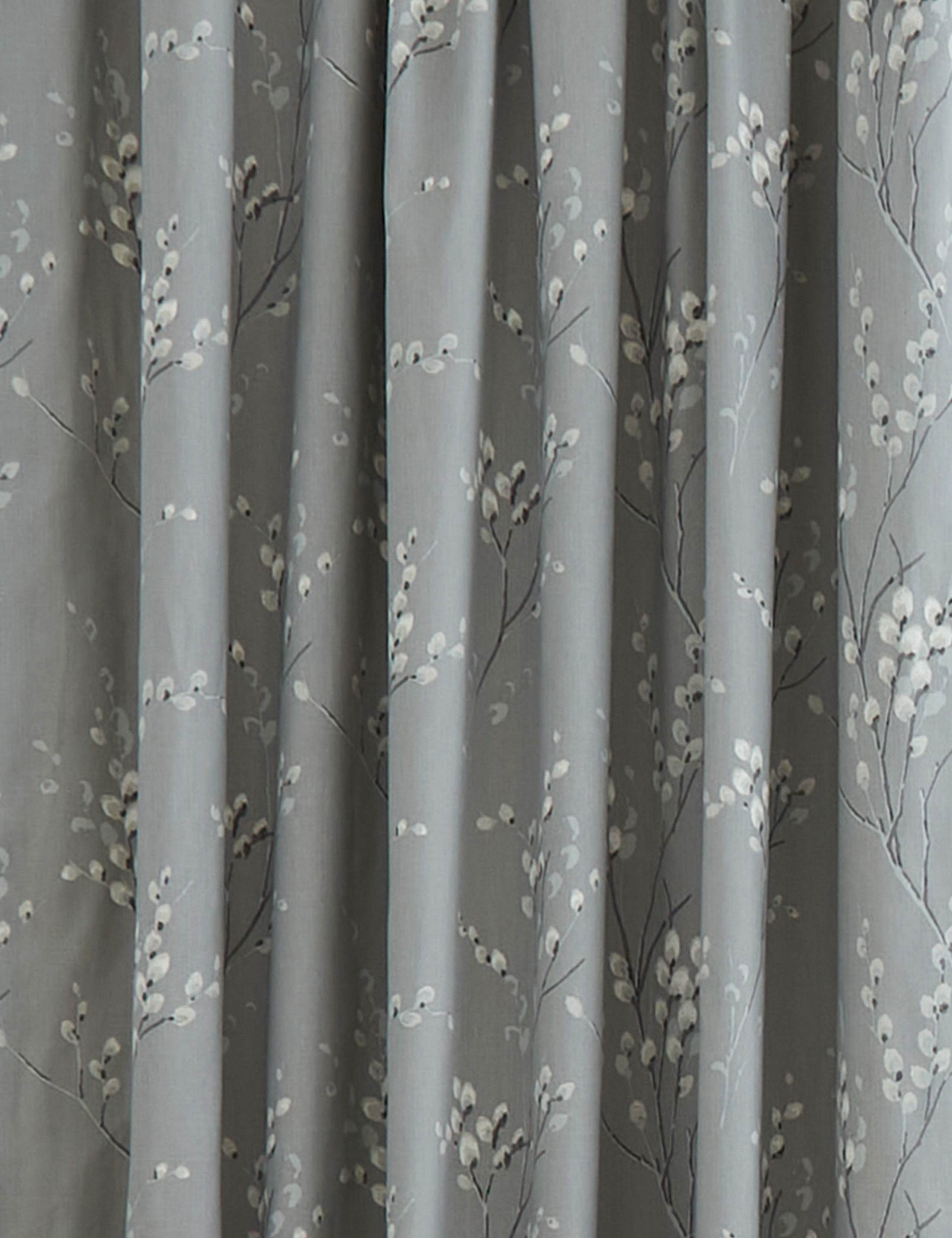 Laura Ashley pussy willow pencil pleat curtains, UK version