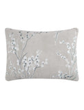 Laura Ashley embroidered pussy willow velvet cushion 50cm, UK version