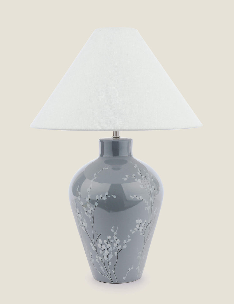 Laura Ashley pussywillow ceramic table lamp - British product