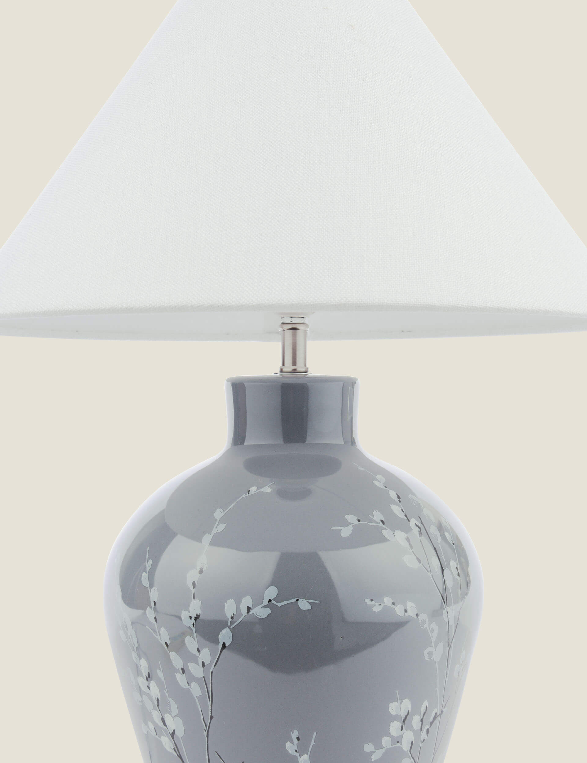 Laura Ashley pussywillow ceramic table lamp - British product