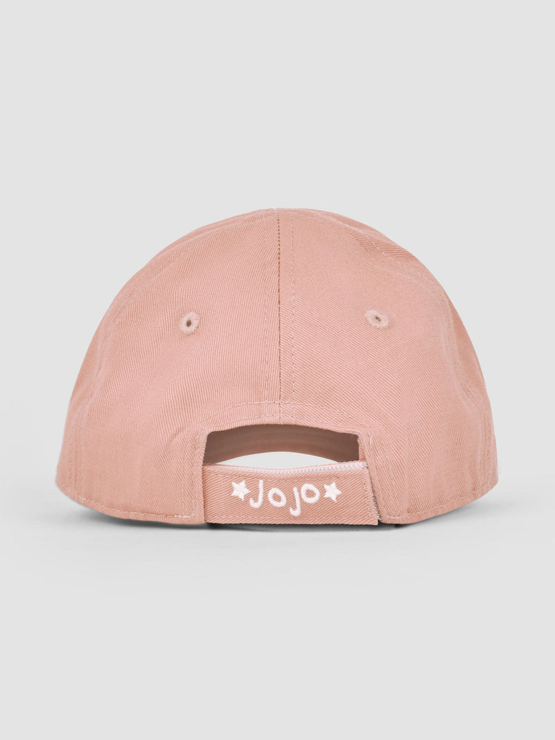 JoJo Maman Bébé pink baseball cap with sailboat embroidery, UK version