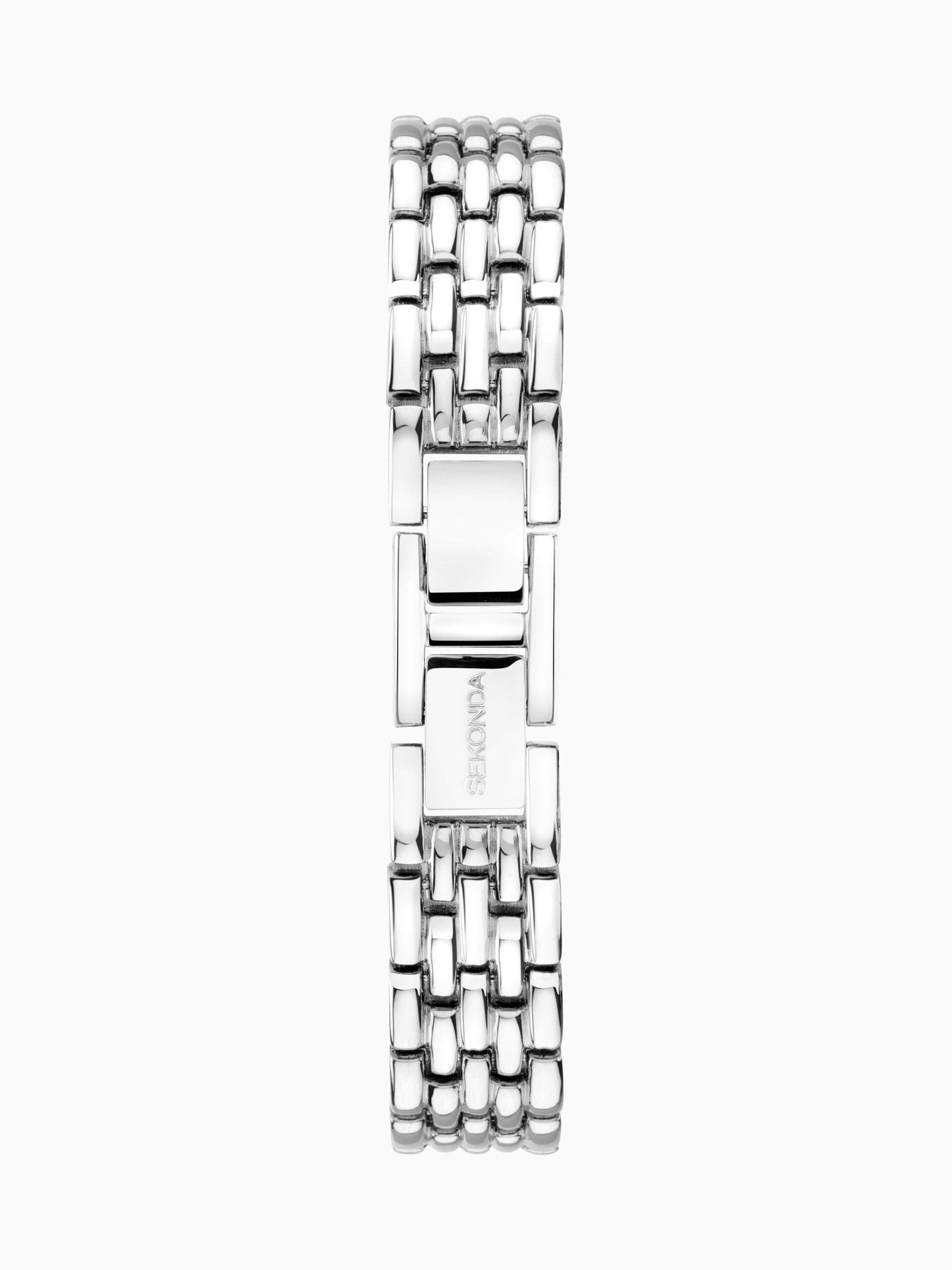 Sekonda silver tone analogue watch 21mm (British brand)