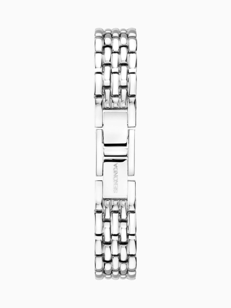 Sekonda silver tone analogue watch 21mm (British brand)