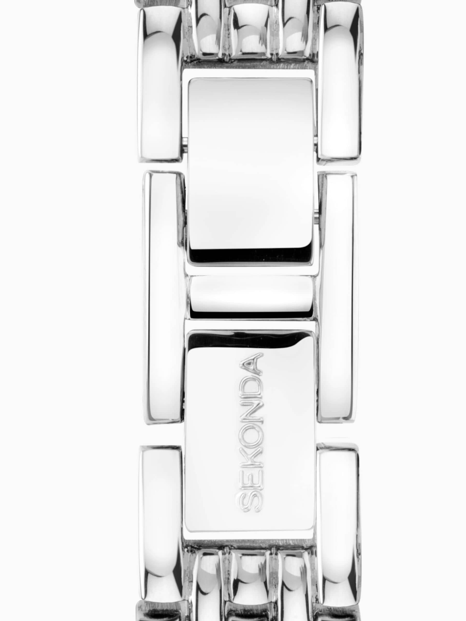 Sekonda silver tone analogue watch 21mm (British brand)