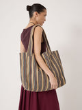 Hush Scout Natural Stripe tote bag - British product