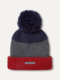 Sealskinz Navy/Red Flitcham Waterproof Cold Weather Bobble Hat