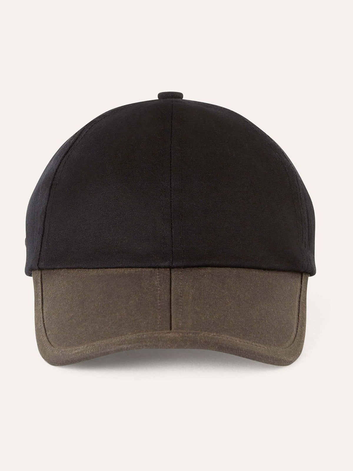 Sealskinz black waterproof oiled canvas cap, UK version