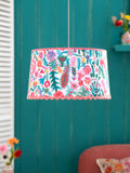 Lucy Tiffney pink floral ricrac lampshade, UK version