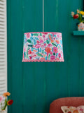 Lucy Tiffney pink floral ricrac lampshade, UK version
