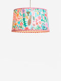 Lucy Tiffney pink floral ricrac lampshade, UK version
