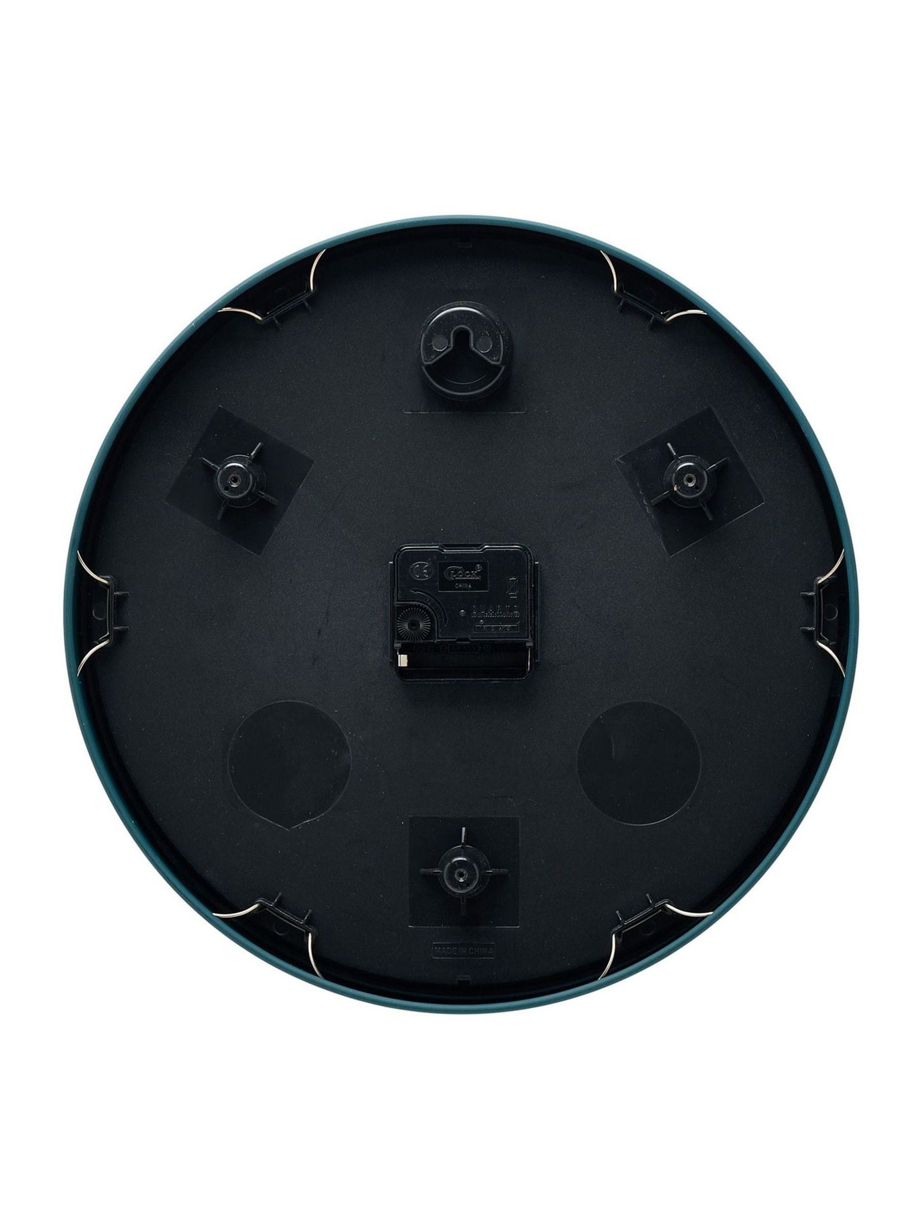 Widdop emerald metal wall clock (British brand)