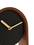 Widdop black pendulum desk clock, imported from the UK
