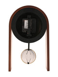 Widdop black pendulum desk clock, imported from the UK