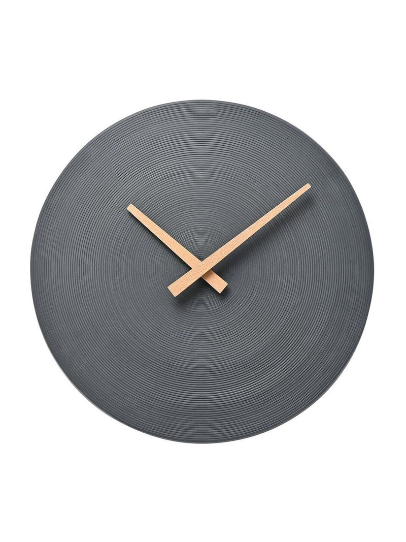 Widdop grey cement wall clock 28cm (British brand)