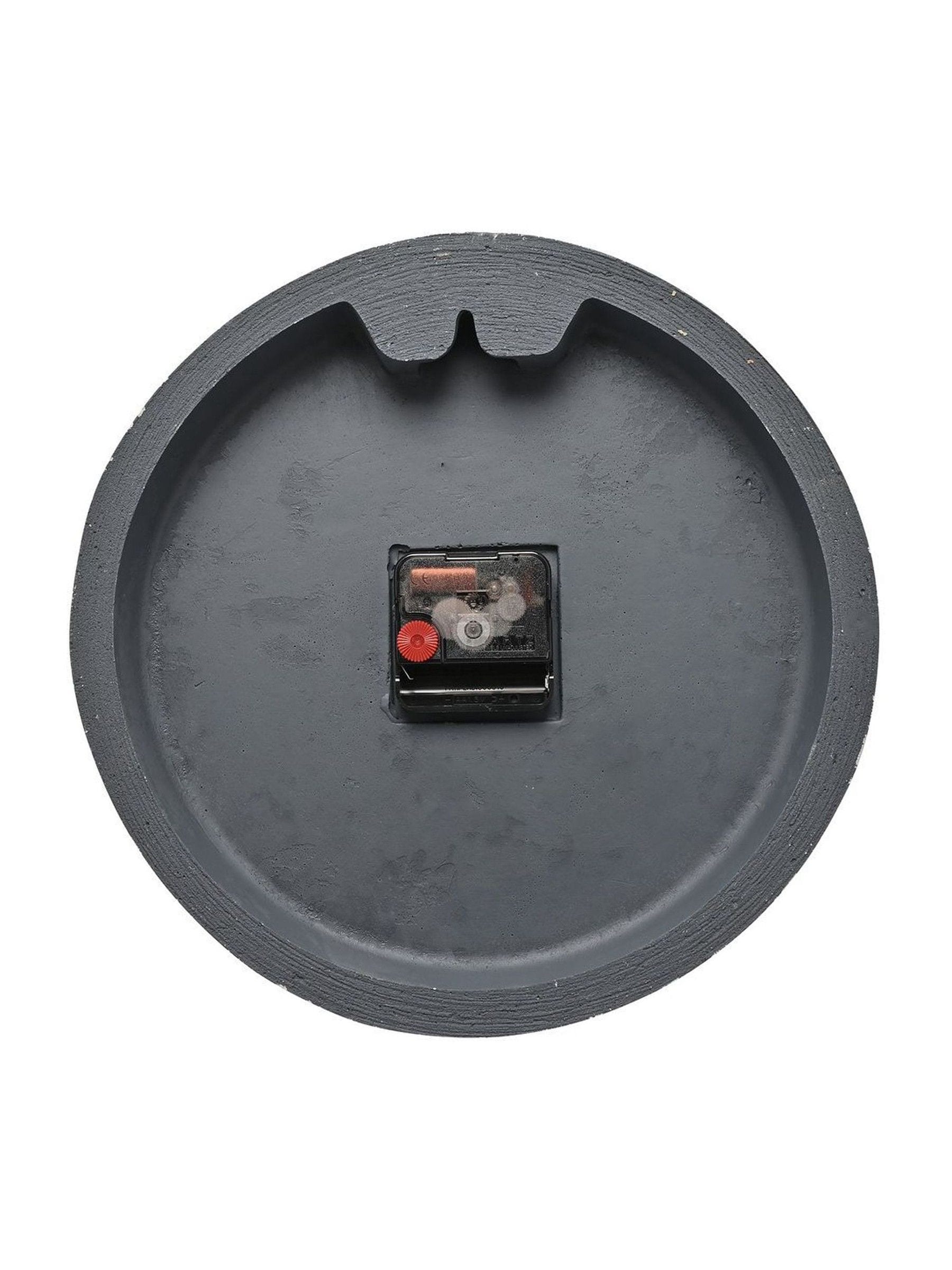Widdop grey cement wall clock 28cm (British brand)