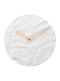 Widdop white porcelain wall clock 32cm, UK version
