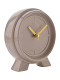 Widdop Brown ceramic mantle clock, imported from the UK